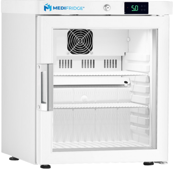 Medifridge MedEasy MF30L-GD 2.0 medicijnkoelkast glasdeur met DIN 58345 / 13277